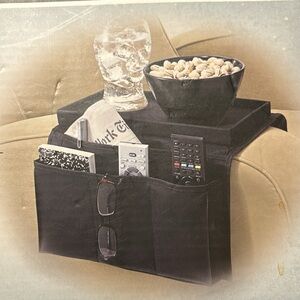 NWB Buxton Armrest Organizer, black